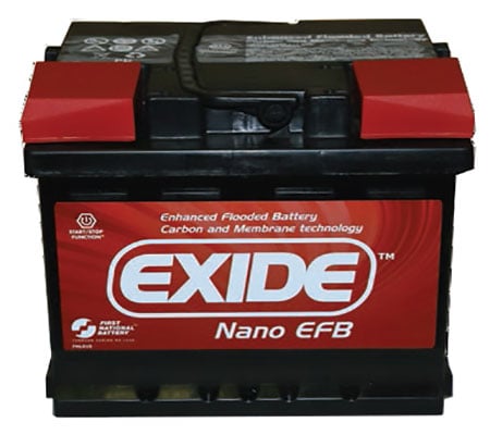 Exide car battery