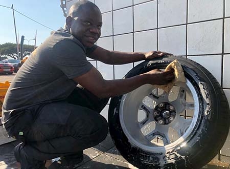 Washing Wheels and Rims