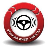 Shock - Steering wheel vibrates